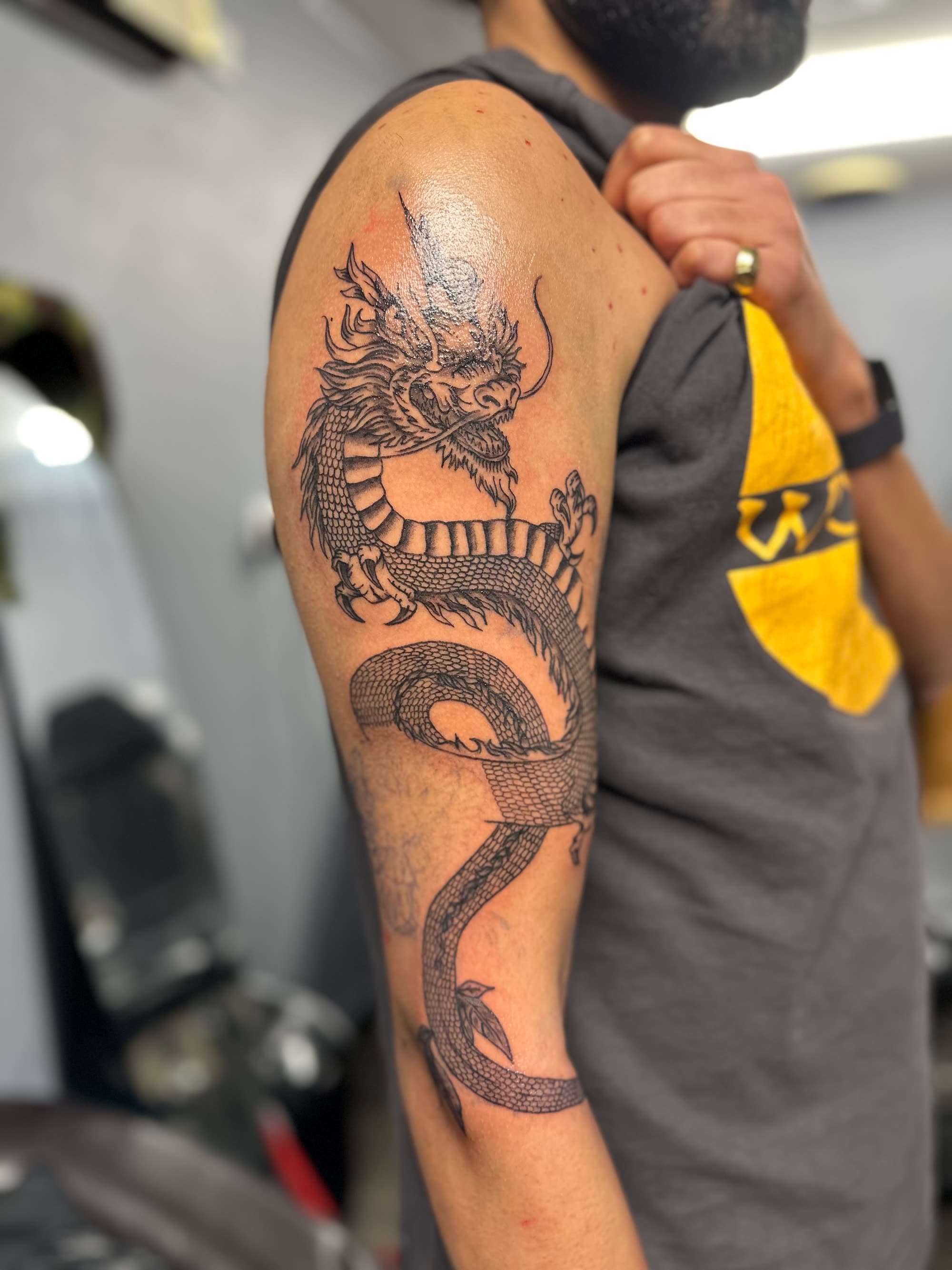 Dragon — fresh outline, first session