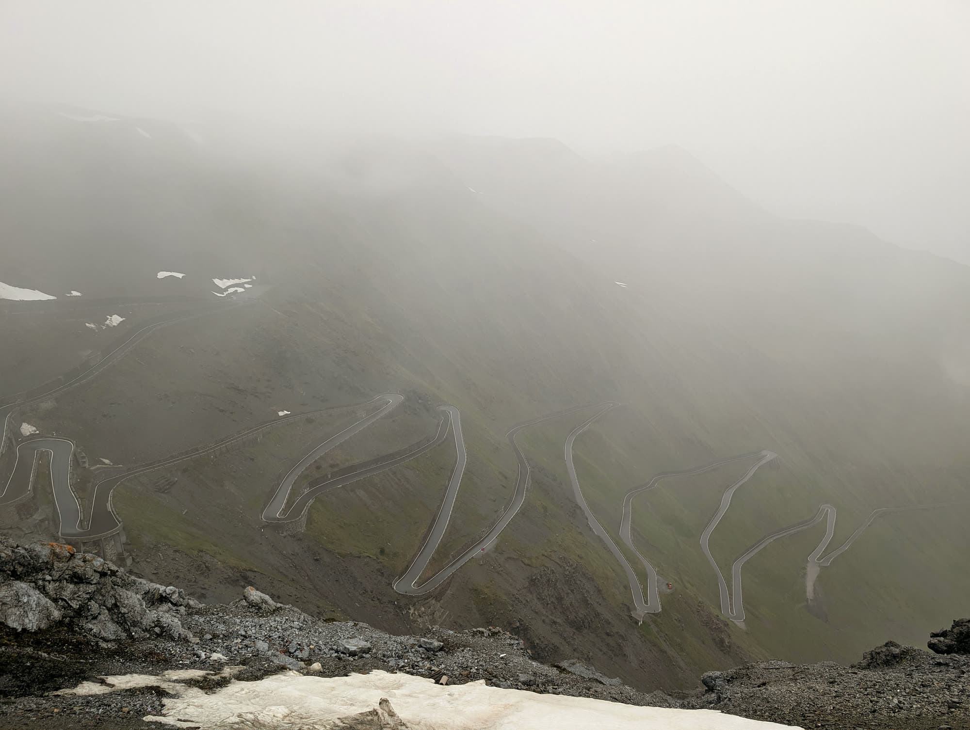 Stelvio Pass switchbacks